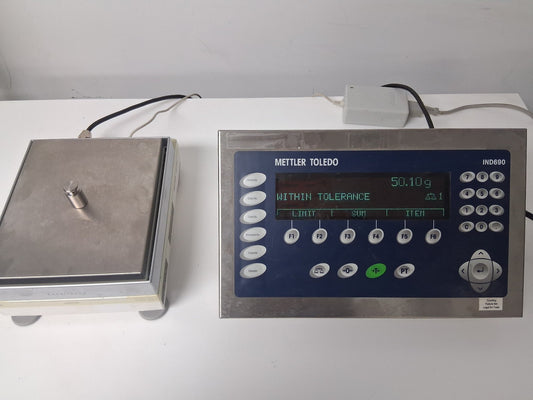 Mettler Toledo IND690 Weighing Terminal with X1202S Precision Weighing Platform