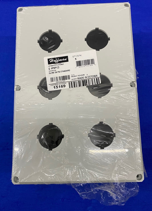 HOFFMAN Q6PBPCD / 15169 REV A QLINE D6 PB STANDARD CONTROL STATION ENCLOSURE