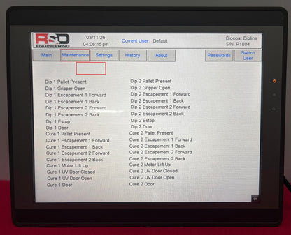MAPLE SYSTEMS HMI5150XL OPERATION INTERFACE 15” TOUCHSCREEN 1024x768 RESOLUTION
