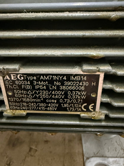 LEYBOLD / TRIVAC D8B TWO STAGE OIL SEALEDROTARY VANE VACUUM PUMP PARTS/REPAIR