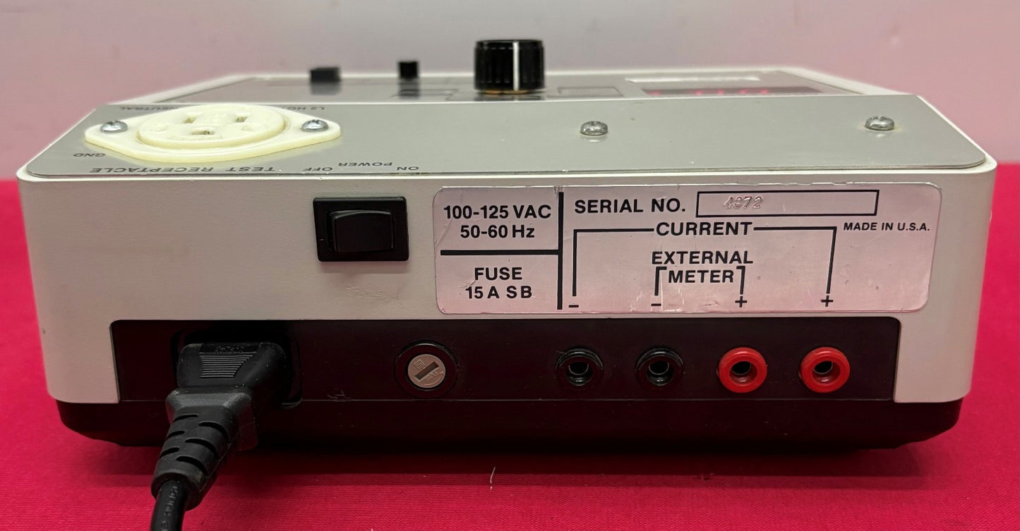 DYNATECH NEVADA 231D SAFETY ANALYZER 100-125 VAC 50-60HZ SN 4872