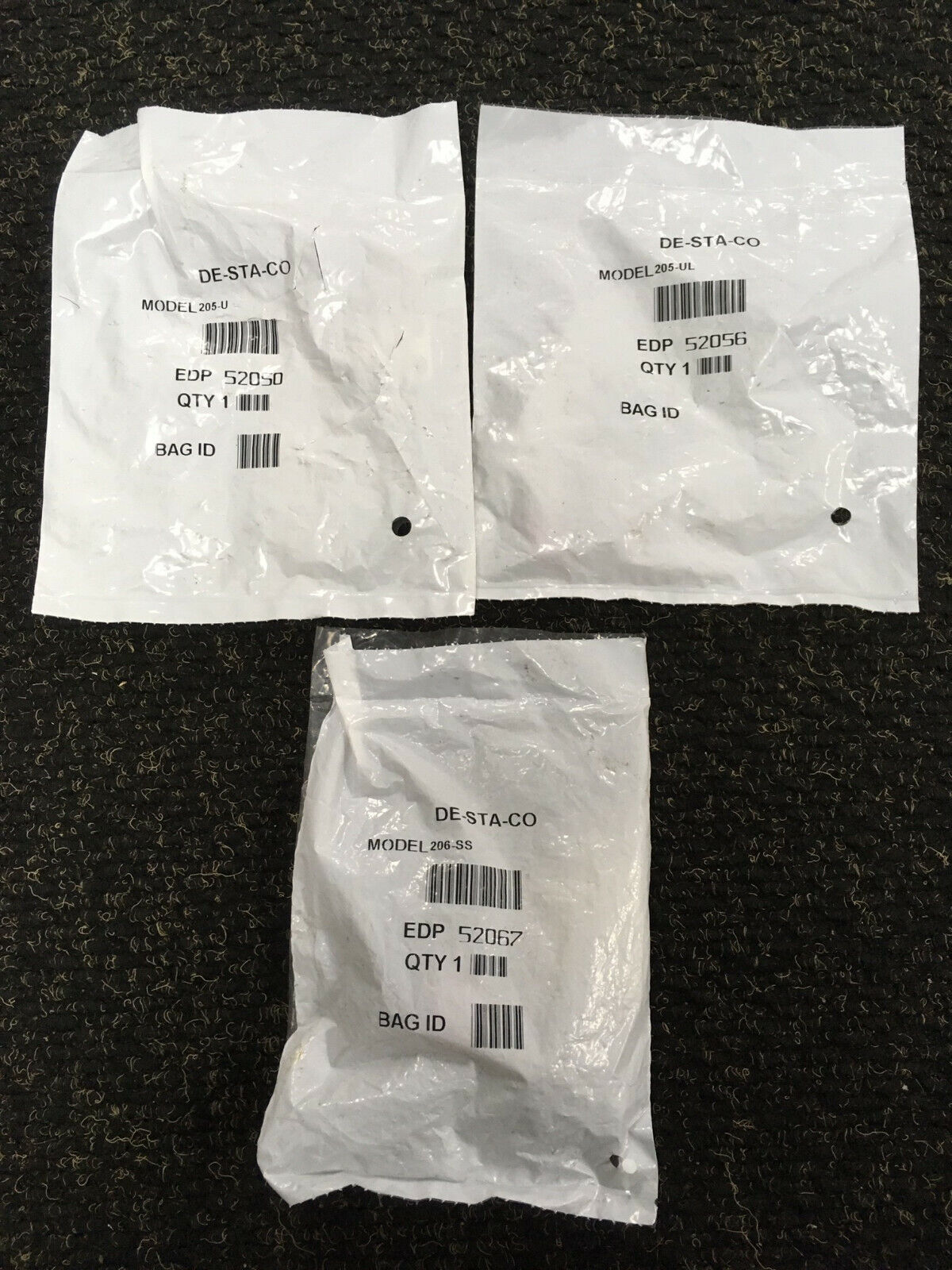 DE-STA-CO-SCHELLEN JEWEILS 1 - 205-U EDP 52050 / 205-UL EDP 52056 / 206-SS EDP 52067