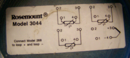 ROSEMOUNT 3044 03044-1042-0004 REV E Temperature Transmitter 40-20mA