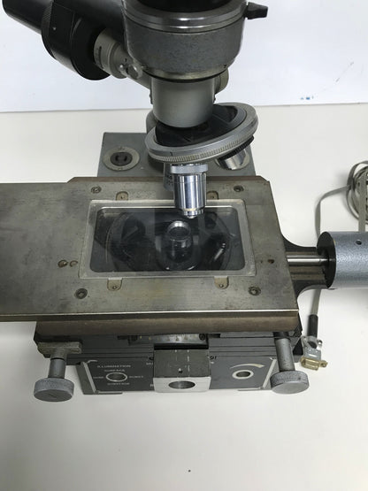 SIMPLEX MULTIPURPOSE MICROSCOPE OPTO-METRIC TOOLS INC FOR PARTS / REPAIR