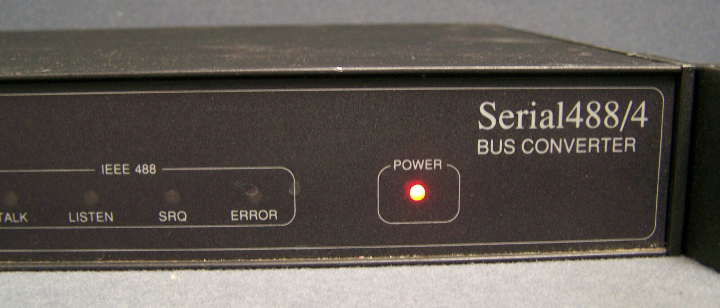 IO TECH SERIAL 488/4 SN 055715 CONVERTITORE BUS IEEE 488