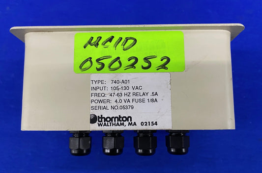 CONTROLADOR DE RESISTIVIDAD THORNTON DOT TWO TIPO 740-A01 - PIEZAS O REPARACIÓN