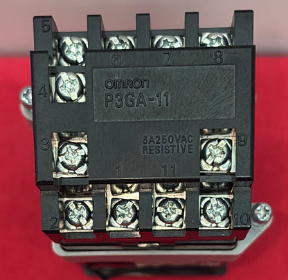 EAGLE SIGNAL LCD TIMER B856-500 (?) w/ OMRON P3GA-11 - PARTS/REPAIR