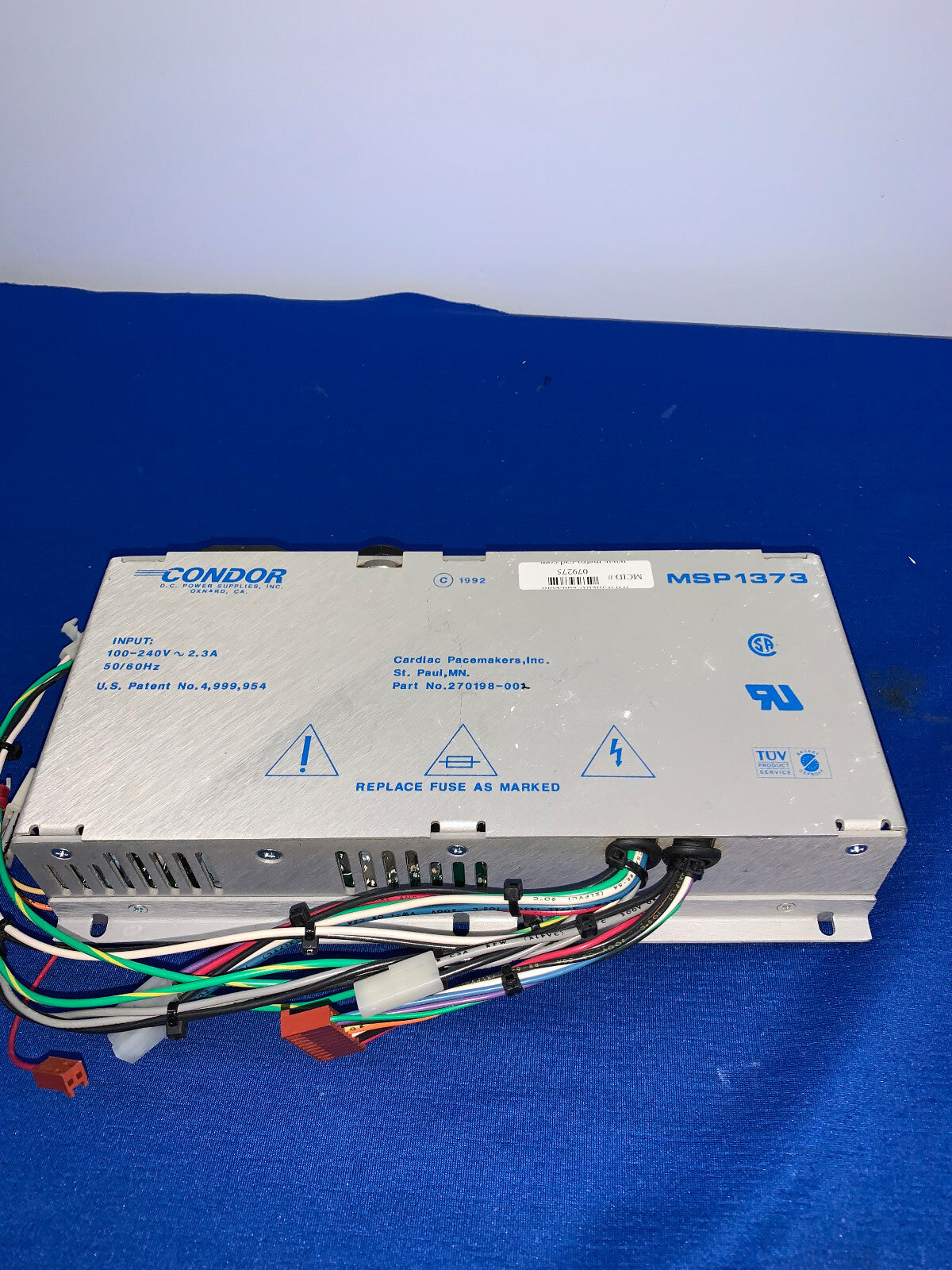 CONDOR MSP1373 HERZSCHRITTMACHER INC., DC-STROMVERSORGUNG, 100-240 V, 2,3 A, 50/60 Hz