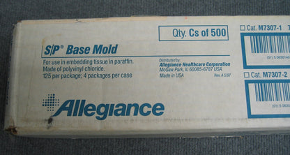 ALLEGIANCE HEALTHCARE CORP., CAT. M7307-5, moule de base 37 x 24 mm