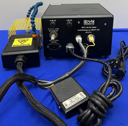 BEAHM DESIGN 185-A STANDARD HOT AIR STATION Hot Air Box REFLOW - TESTED/WORKS