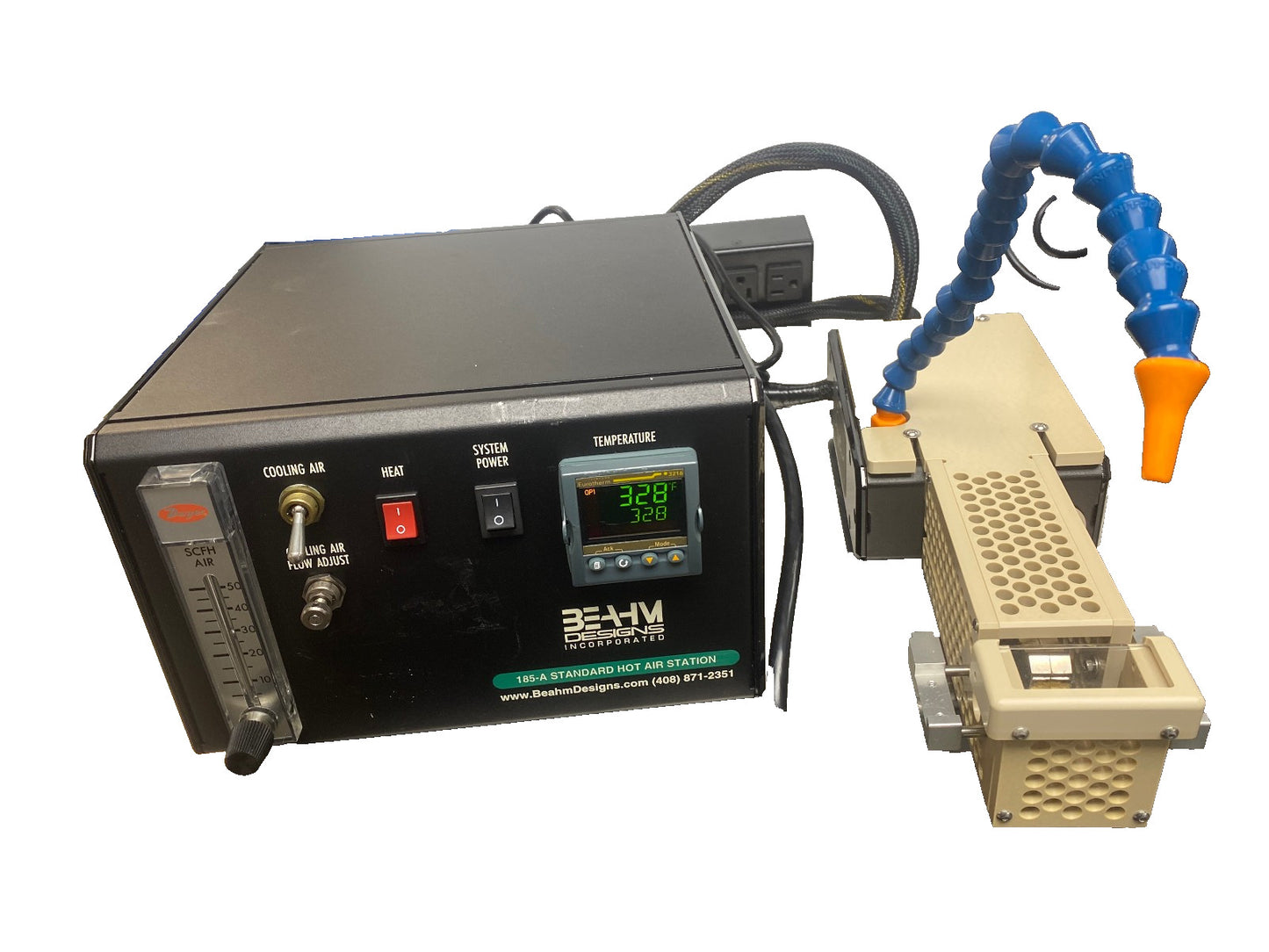 Beahm 185-A STANDARD HOT AIR STATION/ HOT AIR BOX/ HOT BOX /TESTED/WORKS