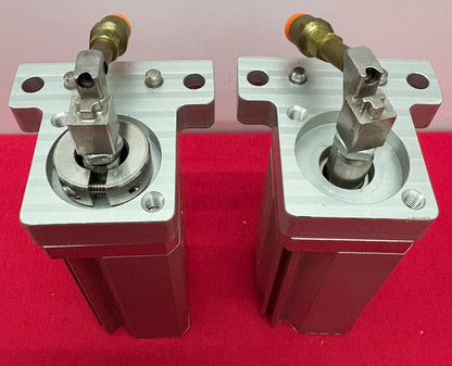 SMC NCDQ2KB25-50DM COMPACT NON-ROTATING DOUBLE-ACTING PNEUMATIC CYLINDER - QTY 2