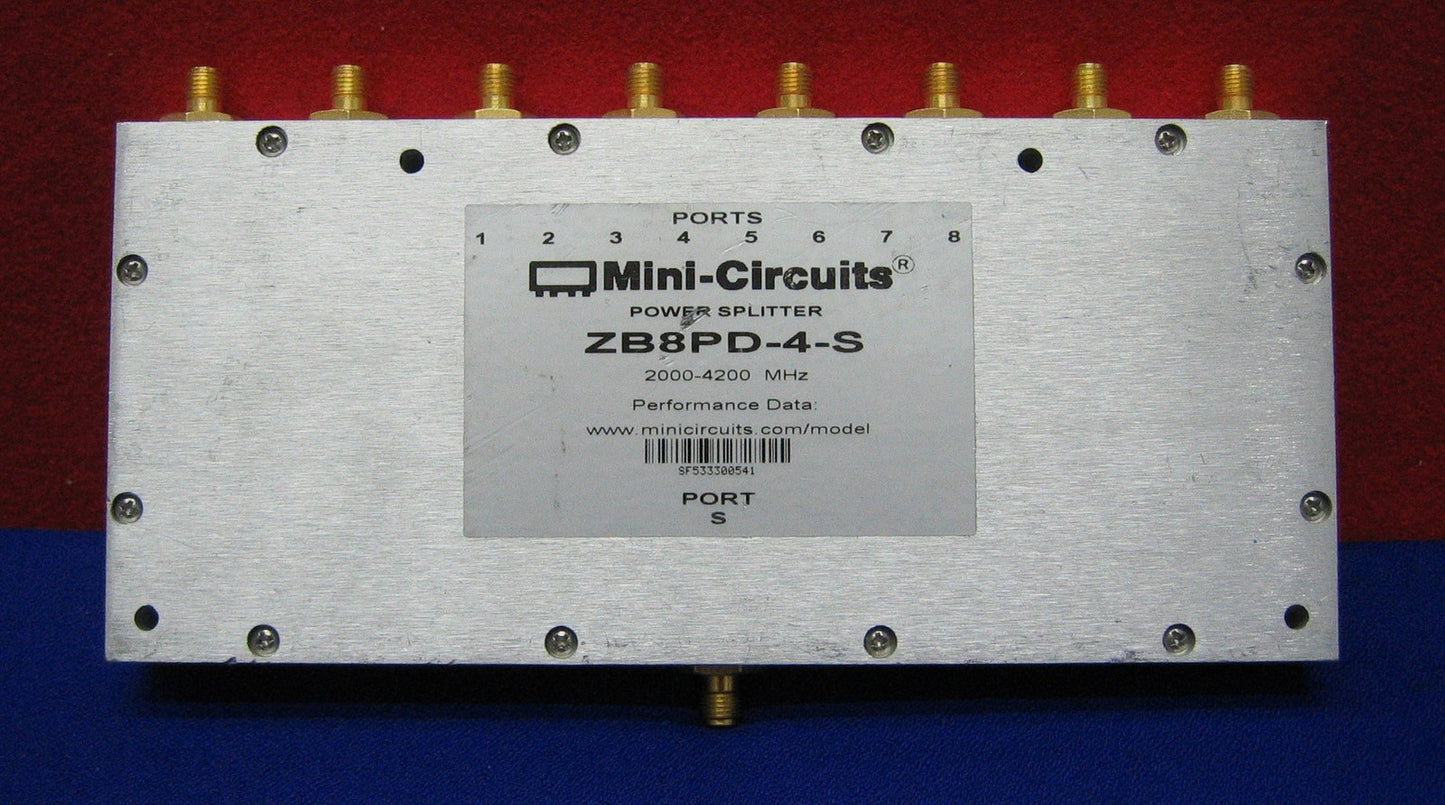 MINI-CIRCUITS POWER SPLITTER ZB8PD-4-S 2000-4200 MHz