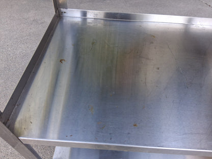 UPDATE INTERNATIONAL BC-2415SS STAINLESS STEEL BUS CART 3 SHELF 24" X 16" X 31"
