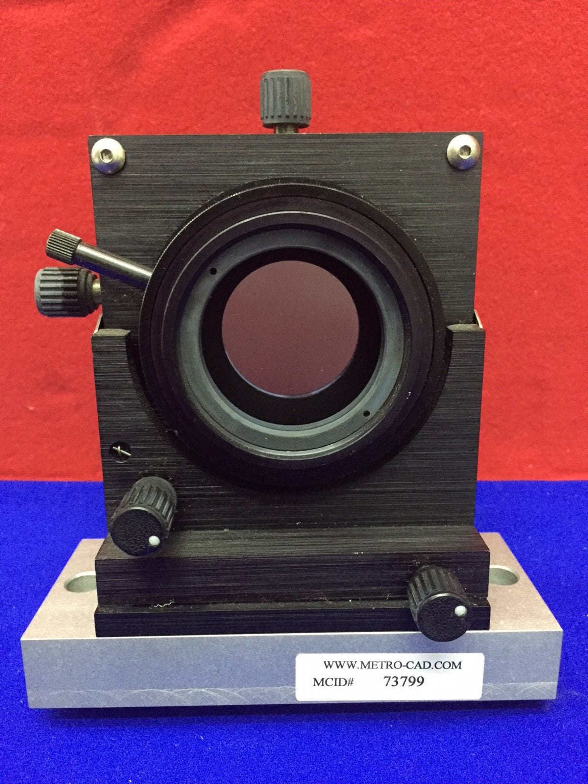 XYZ θXθY Lens Positioner, 50.8 mm Diameter.  Model LP-2. Used.