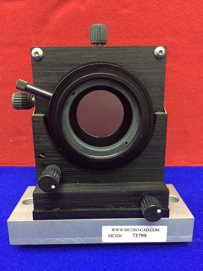 XYZ θXθY Lens Positioner, 50.8 mm Diameter.  Model LP-2. Used.