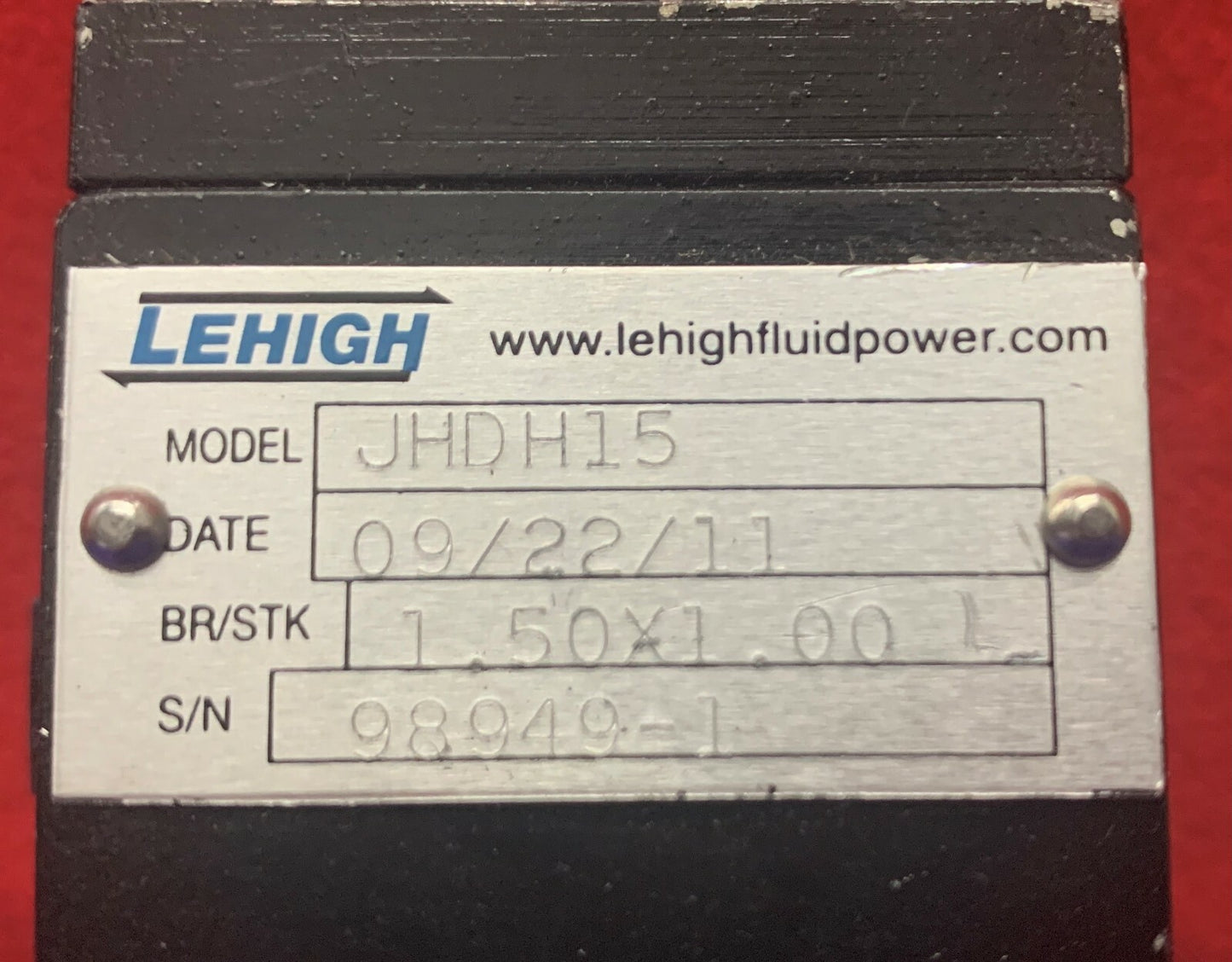 LEHIGH JHD Bombola pneumatica per carichi pesanti JHDH15 BR/STK 1.5x1.00 