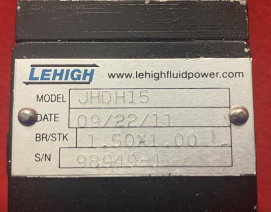 LEHIGH JHD Bombola pneumatica per carichi pesanti JHDH15 BR/STK 1.5x1.00 