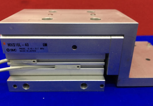 Prensa SMC SLIDE MXS16L-40, 0,15 - 0,7 MPa 