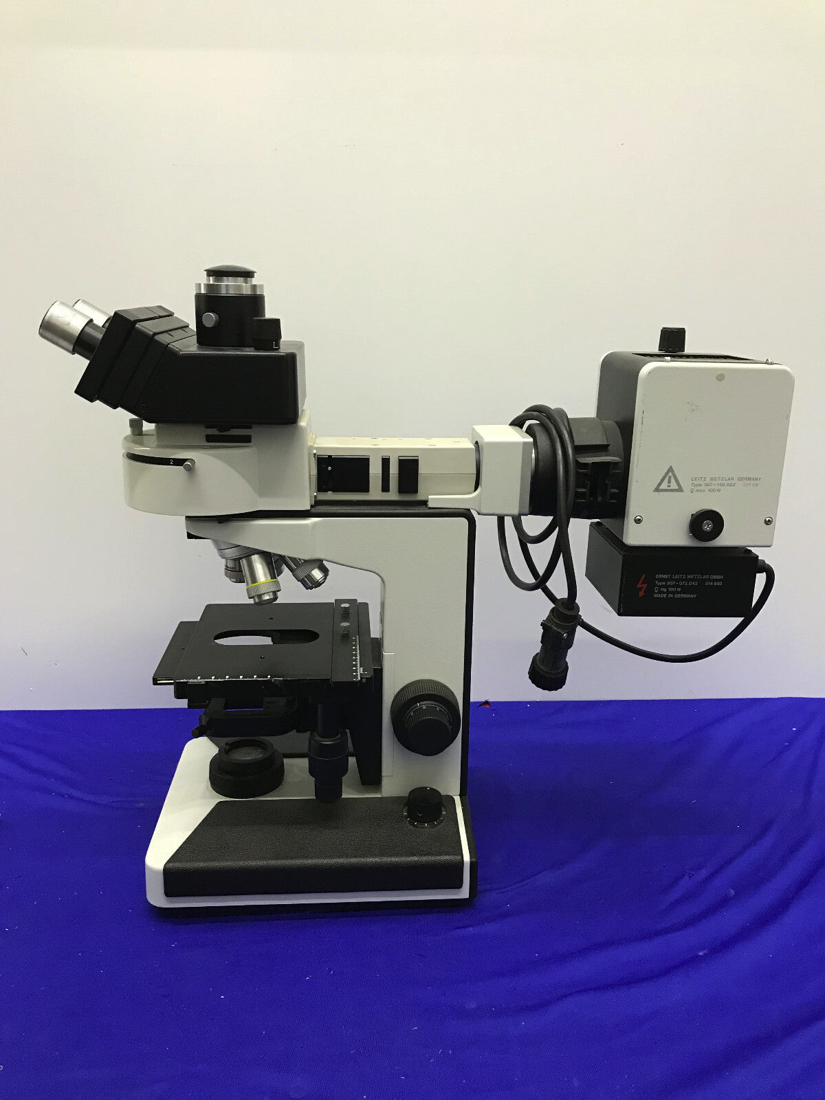 LEITZ LABORLUX S WILD LEITZ GMBH 020-505.030 COMPOUND MICROSCOPE PARTS REPAIR