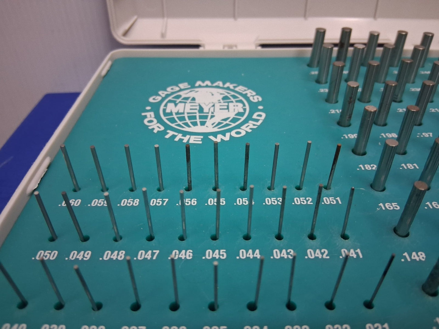 Meyer Gage M-1 Minus Pin Gage Set .061" - .250" Class Z 190 Pcs COMPLETE