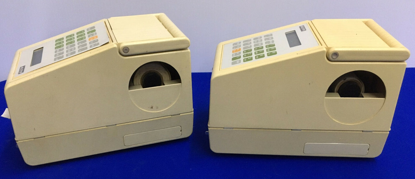 QTY 2 - SATO CORP  M-3200 BAR CODE PRINTERS FOR PARTS/REPAIR
