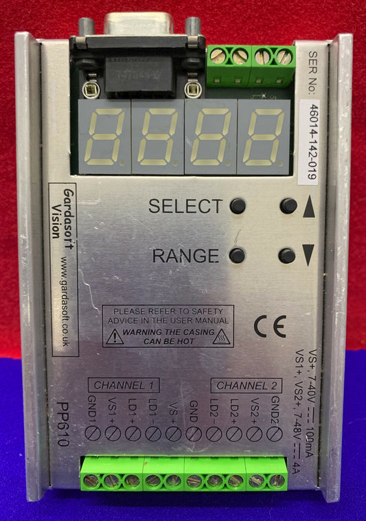 Contrôleur de vision industrielle Gardasoft Vision PP610 SN 46014-142-019