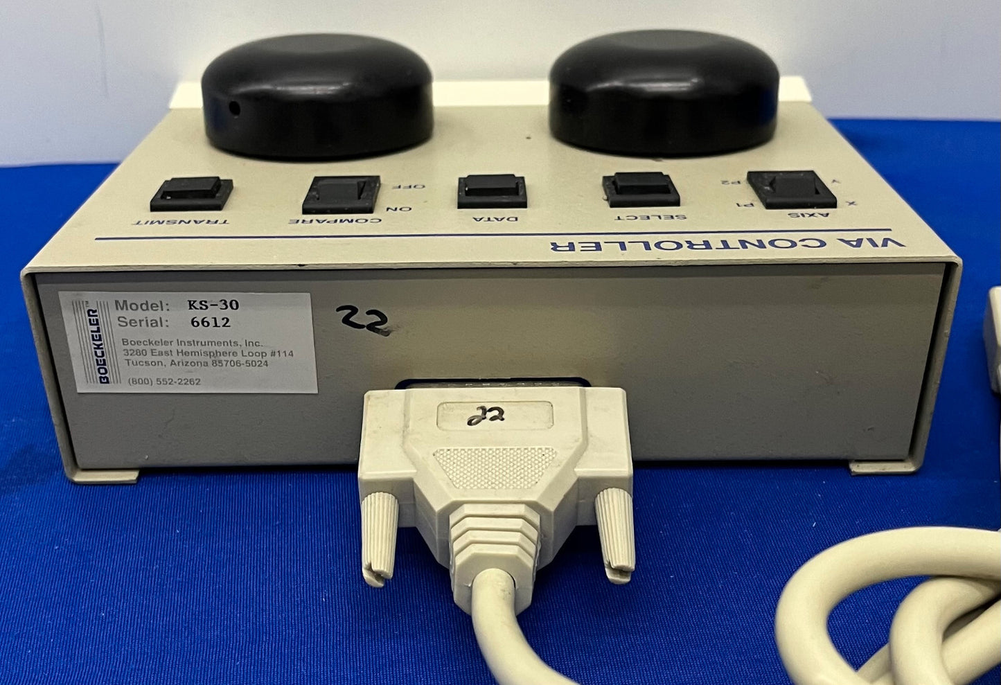 MEDICIÓN DE VÍDEO BOECKELER™ KS-30 VIA CONTROLLER (PARA VIA-Y/C) VIA SN 6612