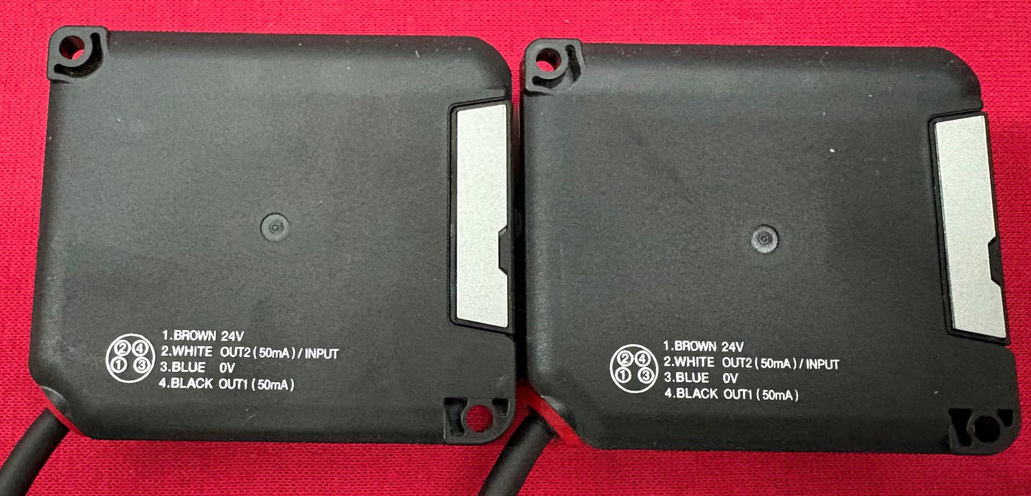 LOT OF 2 KEYENCE SJ-L005F COMPACT FAN STATIC ELIMINATOR IONIZER