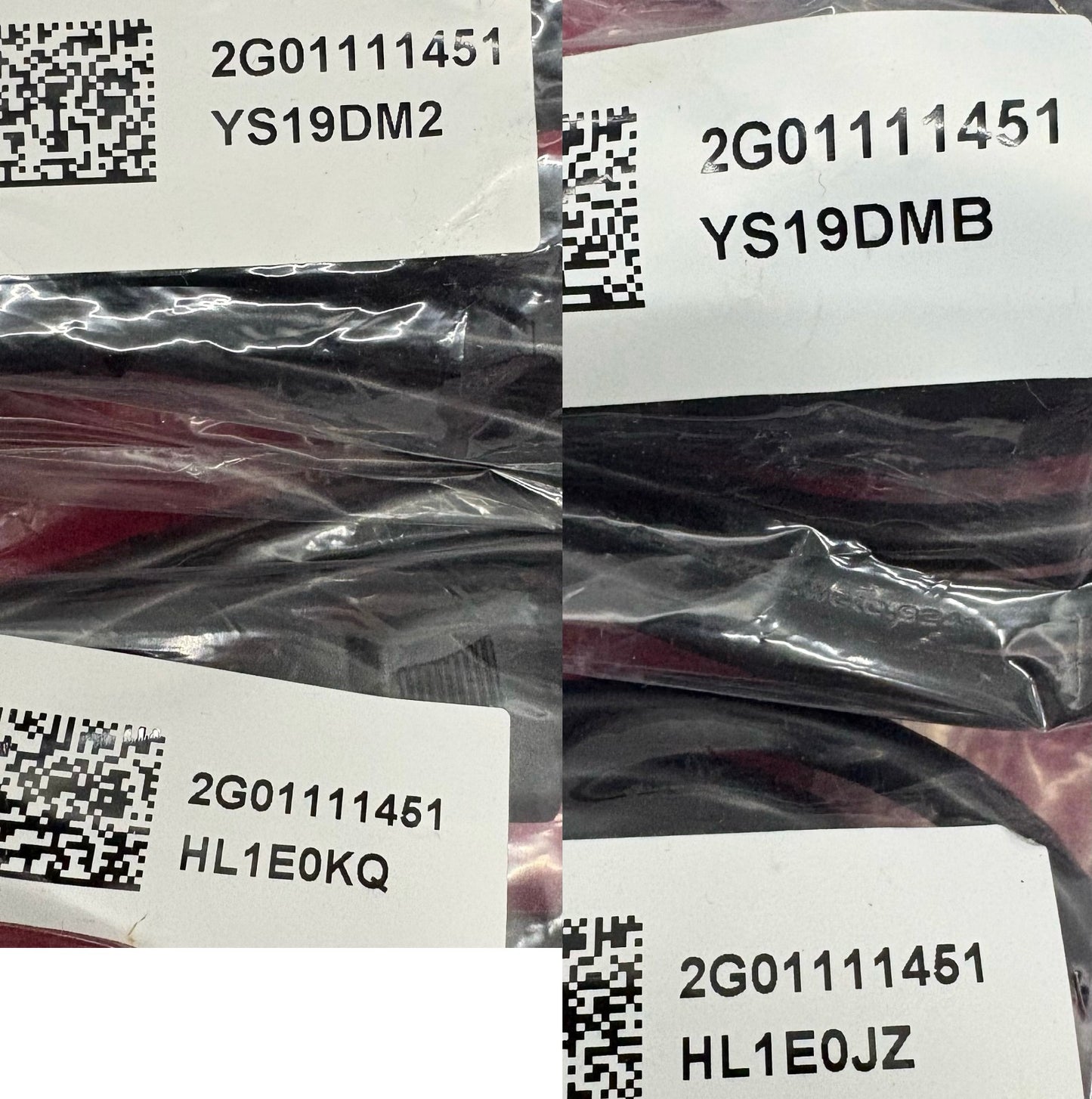 Lot of 10 2G01111451 3 PRONGED AC POWER ADAPTER CORD CABLE NEW NEMA 5-15P