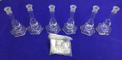PYREX ® / CORNING 5631 / 5631 5 / 5631-5 BOTTIGLIA VOLUME CILINDRICO 5 MIL INCLUDE QTY 6