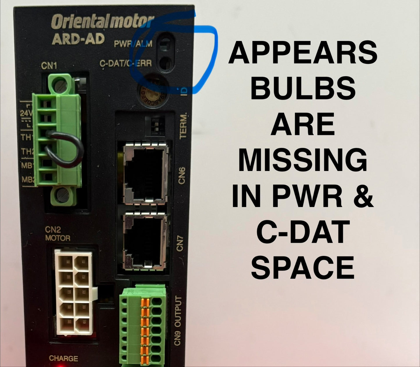 ORIENTAL MOTOR ARD-AD STEPPING MOTOR DRIVER 100-120VAC - FOR  PARTS/REPAIR