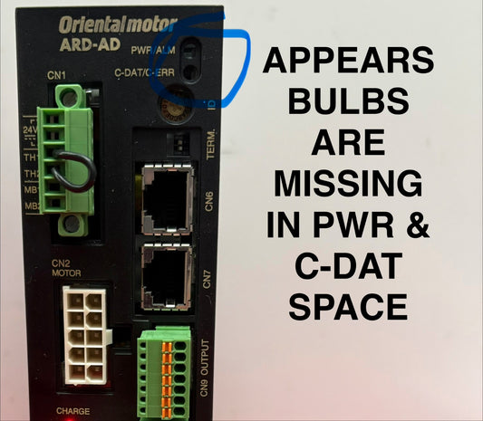 ORIENTAL MOTOR ARD-AD STEPPING MOTOR DRIVER 100-120VAC - FOR  PARTS/REPAIR