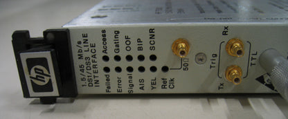 HP AGILENT E1616A 155 MB/S OPTISCHE LIJNINTERFACE HP75000 MET HANDLEIDING 