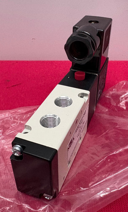 NITRA AVS-5211-24D PNEUMATIC SINGLE SOLENOID VALVE 1/8 NPT 24VDC 5-PORT