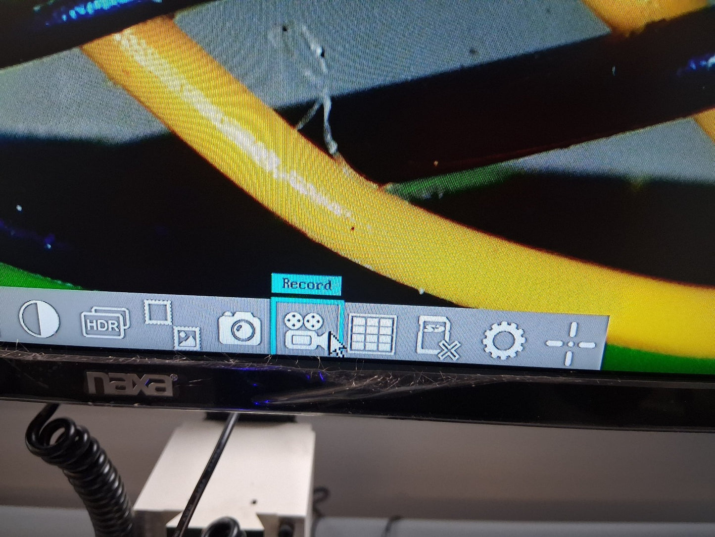 MMBT-1DM XY Tool Scope 20X Toolmakers Manual Microscope  2"x2" Stage HDMI Camera