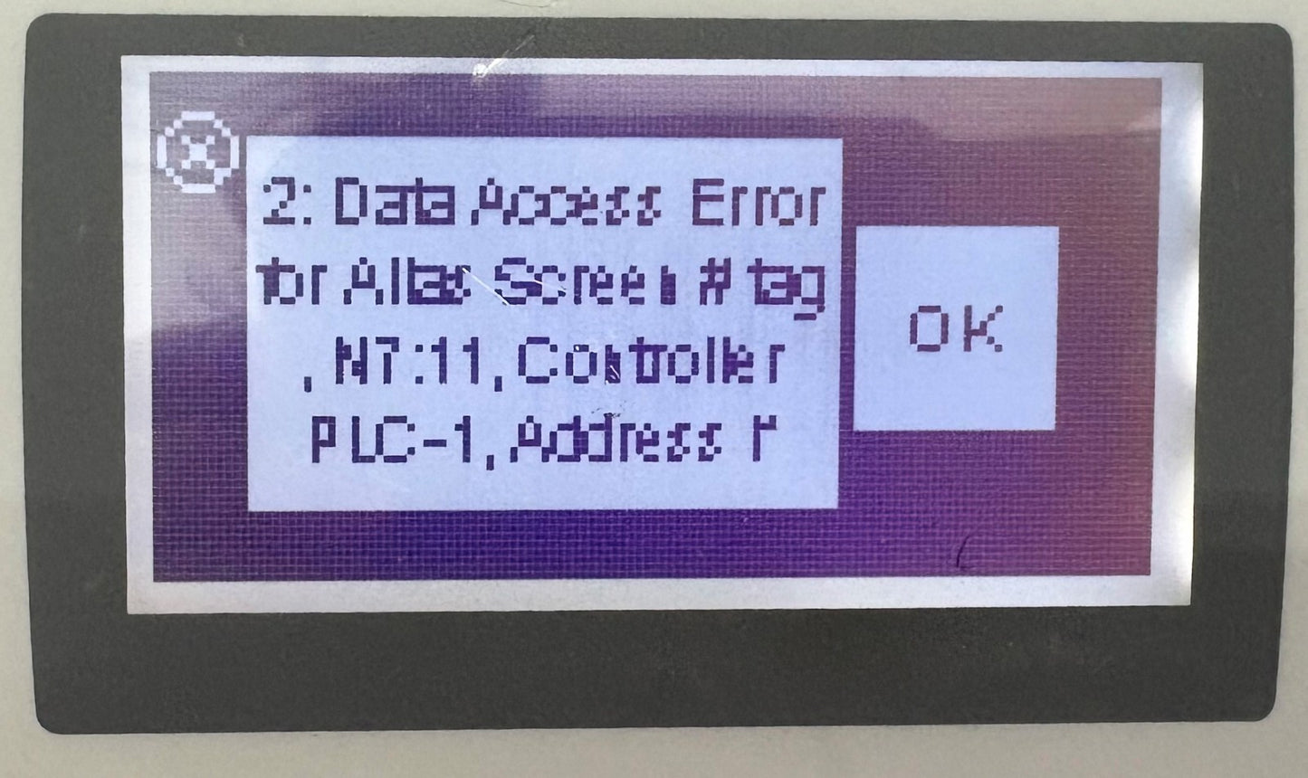 Allen Bradley AB PANELVIEW C300 CAT: 2711C-T3M SER. B REV B SS0ZY7LS 24VDC