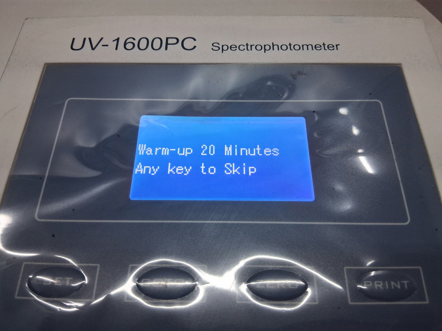 VWR UV-1600PC SPECTROPHOTOMETER 110 V AC 120 W 60 HZ 15A TESTED WORKS