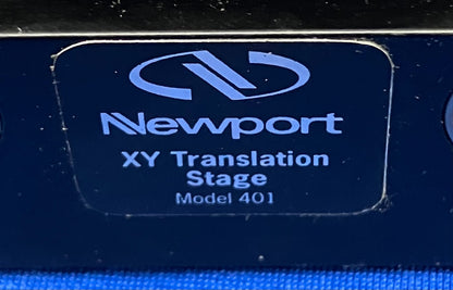 NEWPORT MODEL 401 XY LINEAIRE STAGE 13MM SLAG 1/4 -20 SCHROEFDRAAD 5,5''X5,5''X1,72'' 