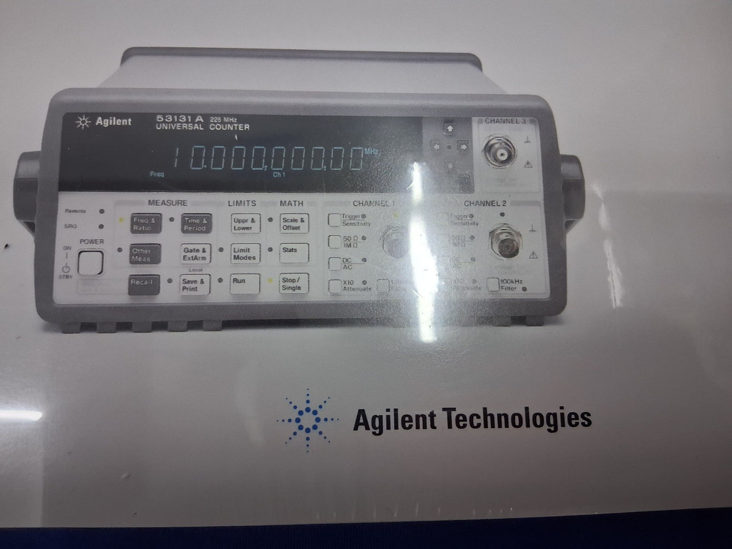 AGILENT HP 53131A/132A 225 MHz UNIVERSAL COUNTER PROGRAMMING GUIDE 53131-90044