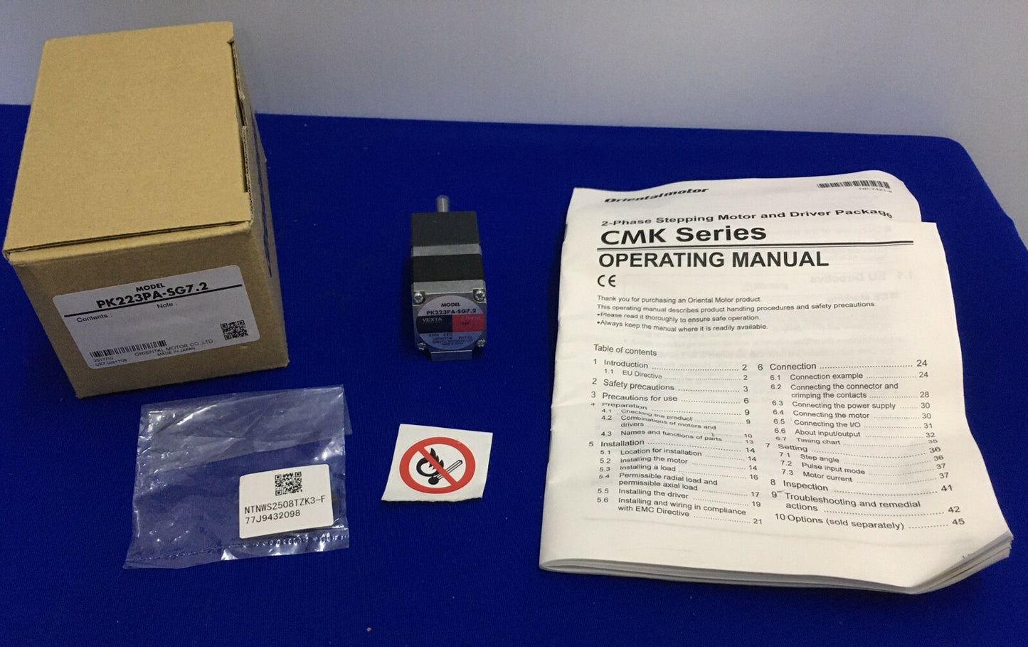 Moteur pas à pas ORIENTAL MOTORS PK223PA-SG7.2