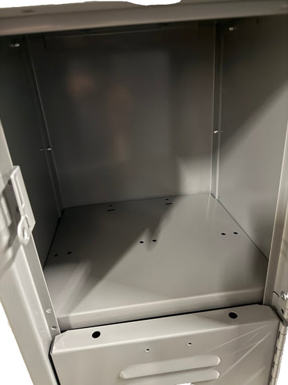 36 x 78 x 12 Uline 6 Tier Assembled Steel Lockers 3 Wide 18 Doors Total
