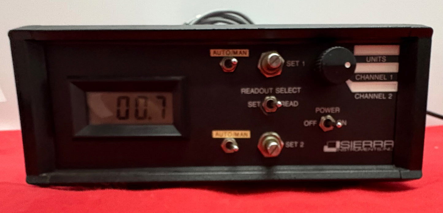 SIERRA INSTRUMENTS 902 デジタルデュアルチャンネルディスプレイ（ケーブル付き） - 部品/修理用