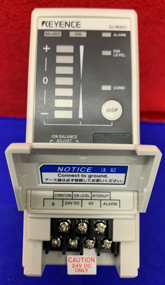 KEYENCE SJ-M201 MICRO ELIMINATORE DI CARICA STATICA AD ALTE PRESTAZIONI - AMPLIFICATORE TIPO SPOT