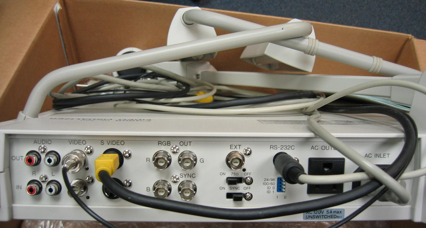 CANON RE-350 VIDEO VISUALIZER DOCUMENT CAMERA PRESENTER 115VAC 50/60HZ