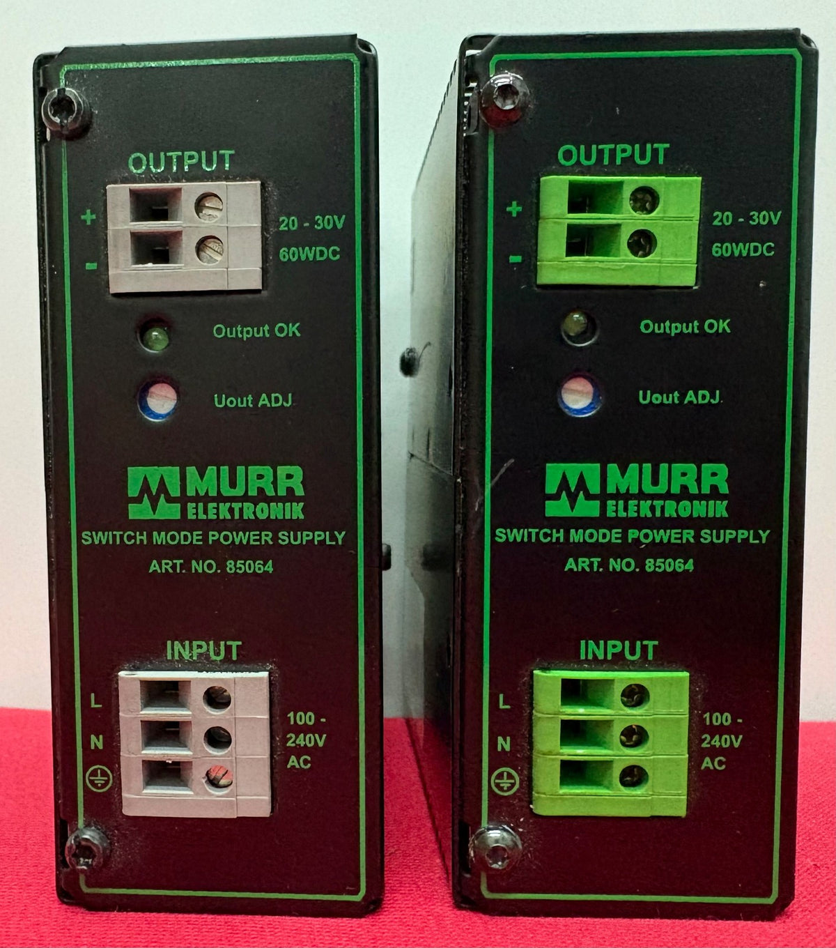 MURR SWITCH MODE POWER SUPPLY 85064 MCS2.5-115-230/24 - 1 LOT QTY 2
