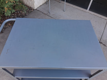 LITTLE GIANT 24" X 36" 3 SHELF  WELDED INDUSTRIAL STEEL UTILITY / SERVICE CART