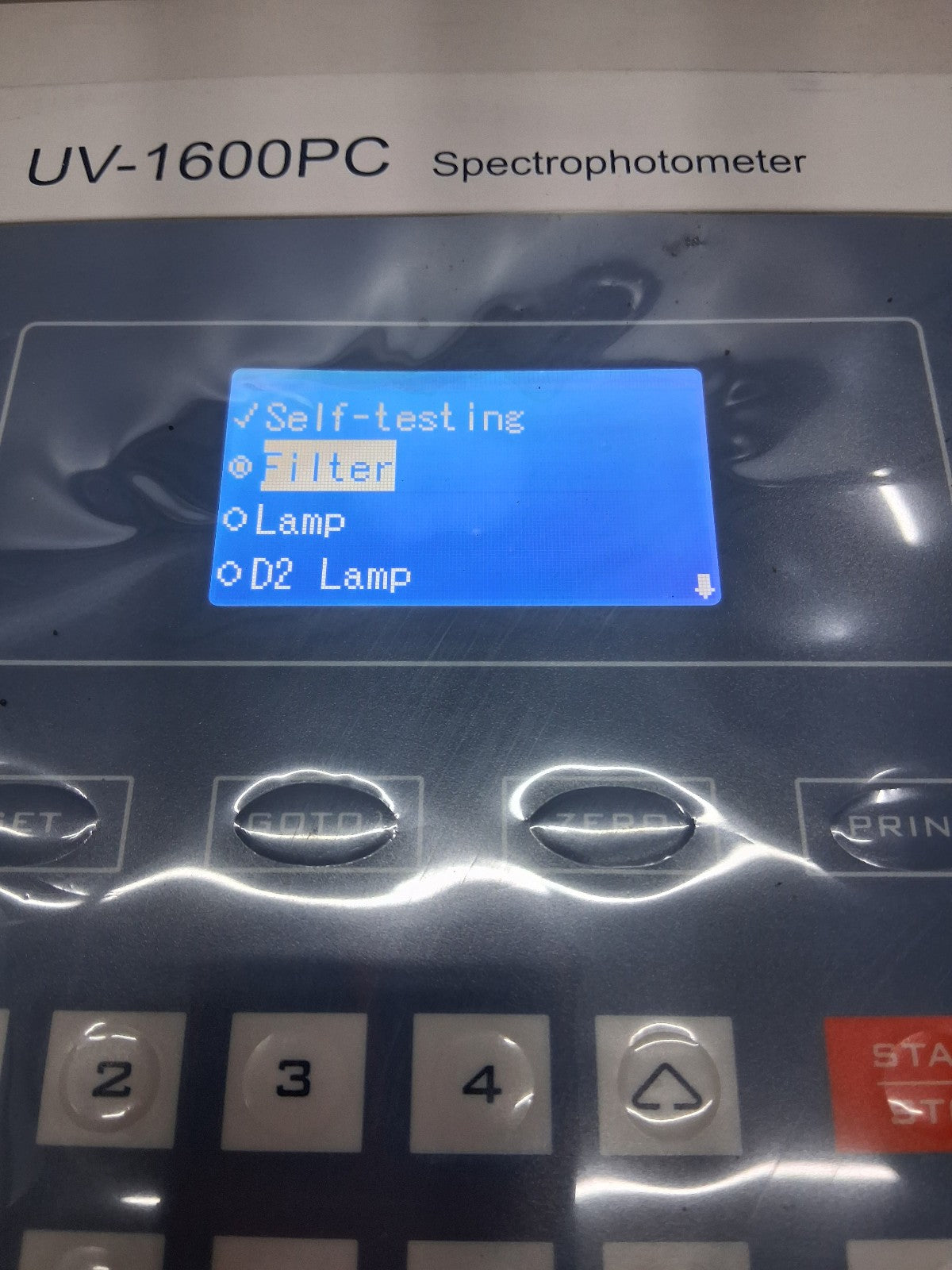 VWR UV-1600PC SPECTROPHOTOMETER 110 V AC 120 W 60 HZ 15A TESTED WORKS