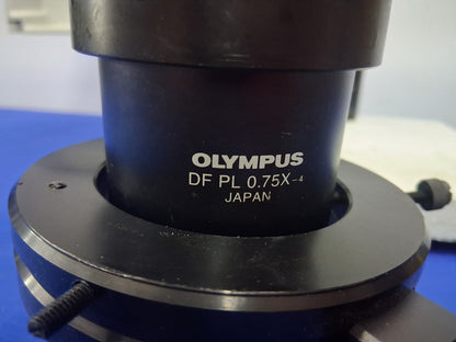 OLYMPUS SZX7 8-56 X SZX-TB1 TILTING ERGONOMIC BINOCULAR MICROSCOPE DF PL 0.75X-4