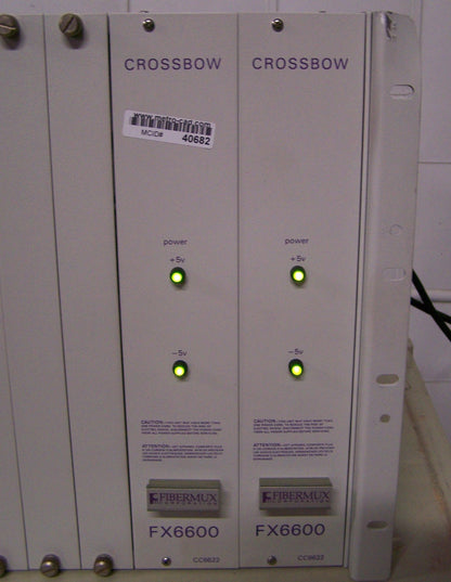 FIBERMUX FX6600+ 2 KARTEN: 10 BASET 13Z &amp; SMART LINK 81Z-KARTE CROSSBOW CHASSIS 